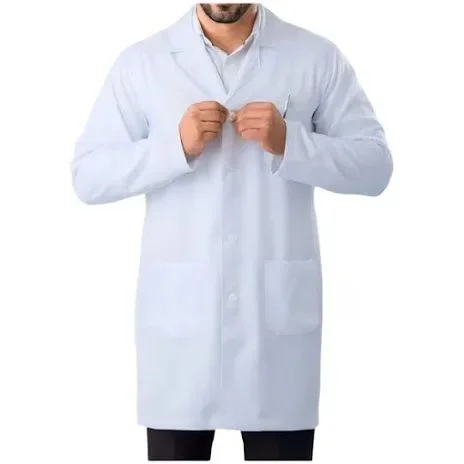 Jaleco masculino branco